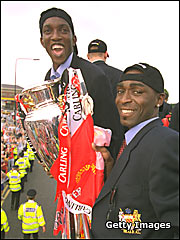 Dwight Yorke and Andy Cole (c) Getty Images