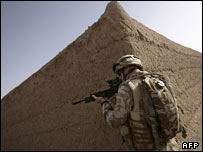 سرباز بریتانیایی در افغانستان