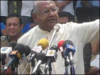 Prime Minister Ratnasiri Wickramanayaka