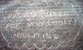 PVT J G PELUSE (PELUSER?)