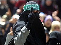 Partidário do Hamas (foto de arquivo)