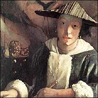 vermeer, tânără cu flaut