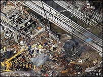 ویرانه های پالایشگاه