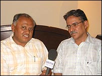 रामदत्त त्रिपाठी के साथ प्रचंड