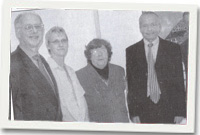 Mr Geraint Elis, Mrs Gwenan Beastson, cyng Bessie Burns, Mr Arthur James Huws.