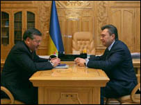 Гриценко і Янукович