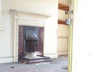 Fireplace inside the Muslim Institute