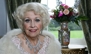 Anne Reid as Barbara Cartland