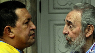 Chávez e Fidel