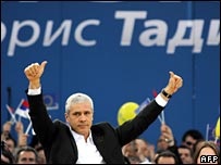 Serbian President Boris Tadic (file)