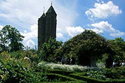 Image: The White Gardens at Sissinghurst Castle in Kent