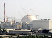 Reator nuclear de Bushehr (foto de arquivo)