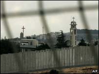 Vista da barreira perto de Belém