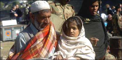 زلزلے کے متاثرین