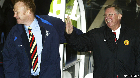 Sir Alex Ferguson and Alex McLeish 