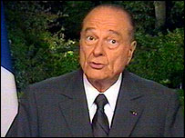 Fransa Cumhurbaşkanı Jacques Chirac