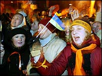 Ukraynalı göstericiler