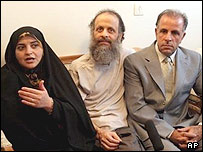 اکبر گنجی پس از آزادی از زندان