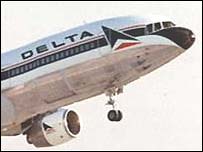 avião da delta airlines