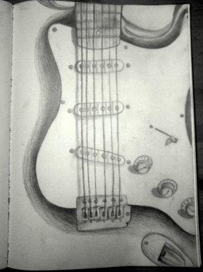 Unfinished guitar