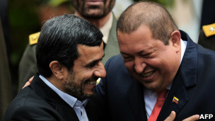 Chávez se encontra com Ahmadinejad em 2009