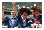 Scotland fans before the match