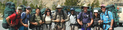 The Crew of the Columbia, flanked by their instructors.