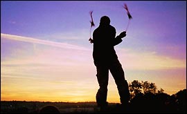 Sunrise at the Stone Circle (image courtesy: Steve Connor)