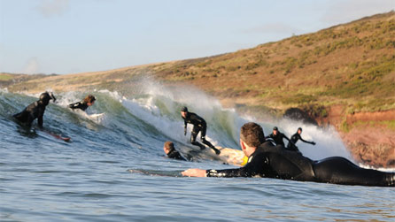 Crowd chaos at Manorbier by Adie @ frames photography
