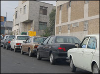 صف بنزین در تهران