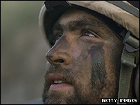 یک سرباز ناتو در هلمند