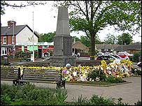 The war memorial in Rothley