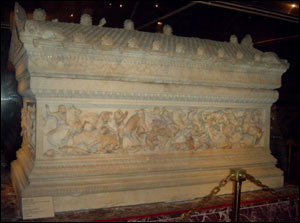 تابوت سنگی اسکندر مقدونی