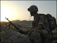 سرباز بریتانیایی در هلمند