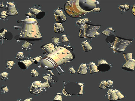 Dalek graphics on an XBox