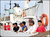 Thủy thủ nước ngoài trên tàu