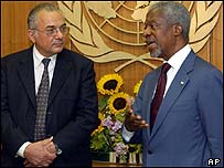 اشرف قاضی اور کوفی عنان