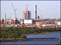 Fábrica da Botnia em Fray Bentos, Uruguai