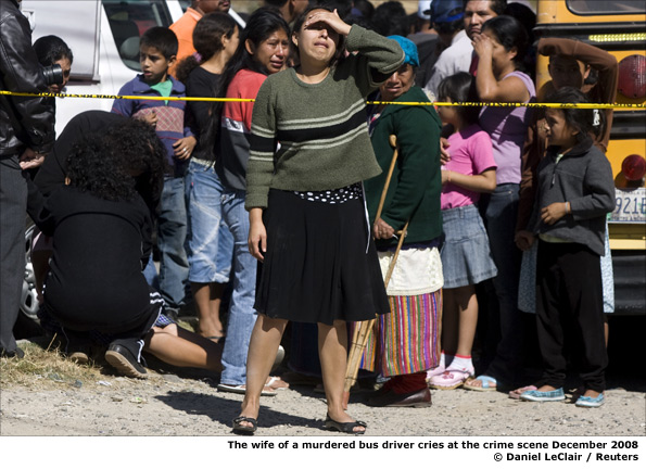 Wife of a murdered driver