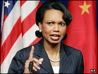 کاندوليزا رايس، وزير امور خارجه ايالات متحده