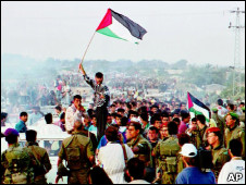 На переходе в сектор Газа