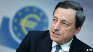 Mario Dragi, presidente do Banco Central Europeu