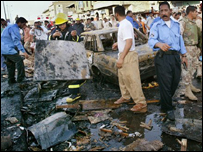 Mercado de Basra, após explosão