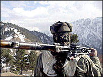 कश्मीर में सैनिक