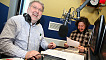 Roy Noble and Stuart Cable in studio