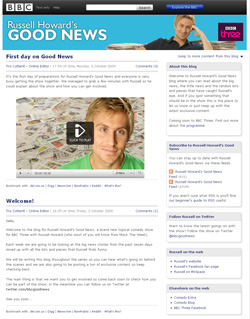 Russell Howard's Good News blog