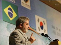 Presidente Luis Inácio Lula da Silva em Seul