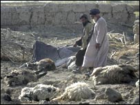 قندھار میں تباہ گھر