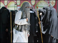 لال مسجد کی طالبات فائل فوٹو