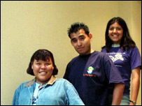 Adriana Del Carmen, Daniel Flores e Rocio Gallegos fazem parte do Camera Ahí Nos Vemos